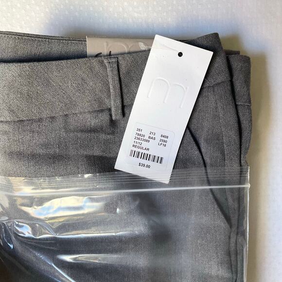 Maurices Women Dress Pants size 11/12 REG Gray Mid Rise Stretch Skinny Ankle NWT - Picture 12 of 12